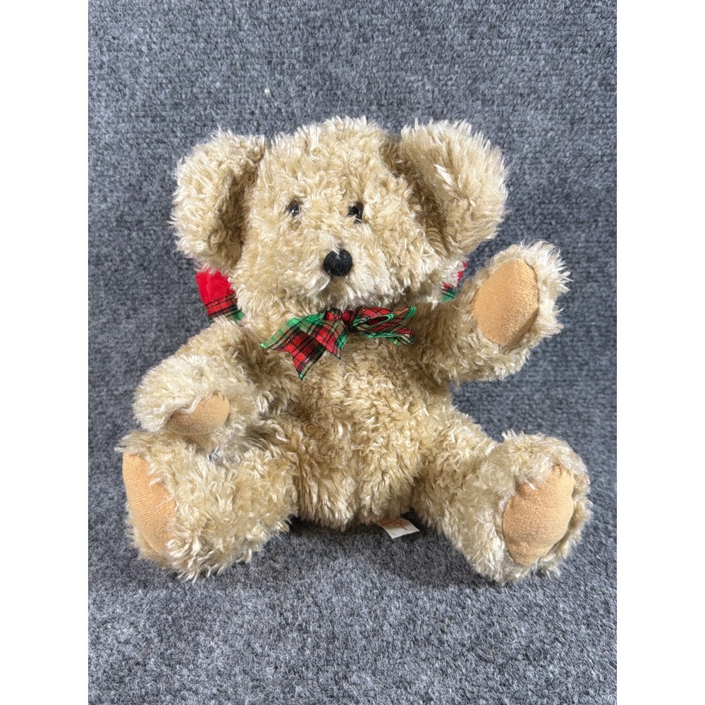 Vintage Papel Freelance Christmas Teddy Bear Plush Gift Box Surprise L86575